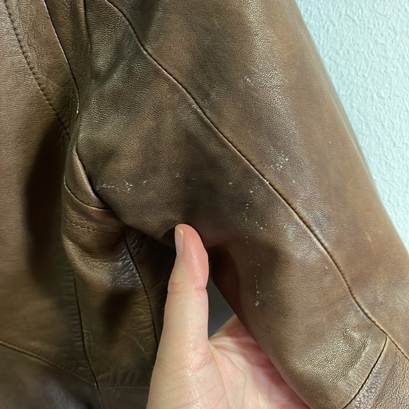 Banana Republic Leather Fitted Jacket - Picture 5 of 13